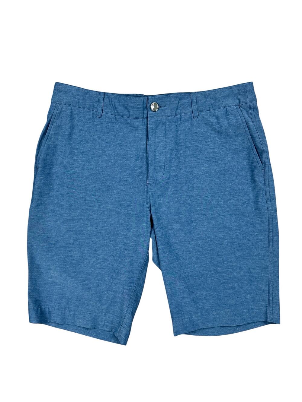 Faherty All Day Performance Shorts Blue — Size 35